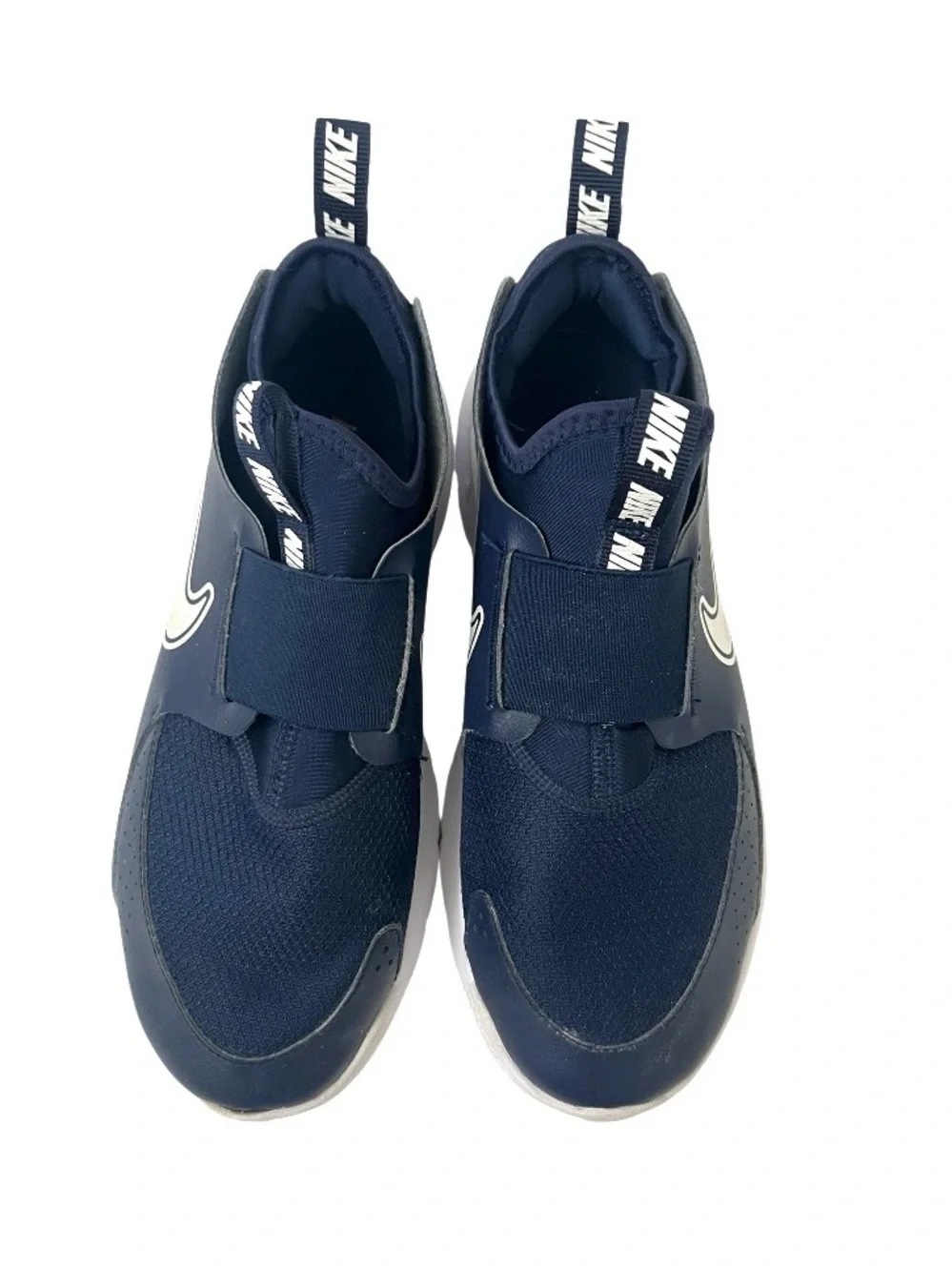 Nike Flex Runner - Navy Blue/White Sneakers - Size 7Y